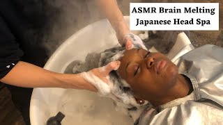 ASMR Brain Melting  Japanese Head Spa with Professional of 10 years II Relief from Severe Stress