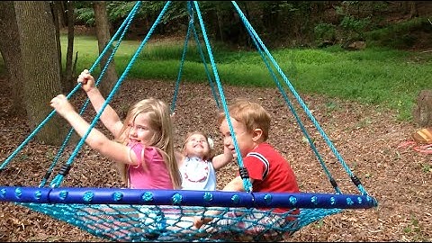 Piedmont Tree Climbing custom "Y" style tree swing installation