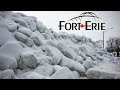 Driving in Fort Erie: Ice Wall and Niagara Parkway