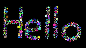 Fill with circles | p5.js