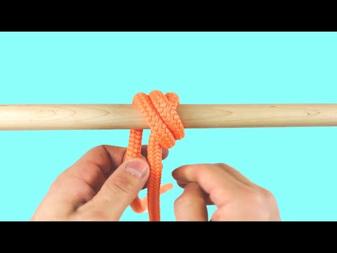 ASMR HOW TO TIE THE STRANGLE KNOT, GROUND-LINE HITCH