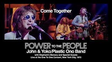 Come Together (live) - John & Yoko/Plastic Ono Band with Elephant