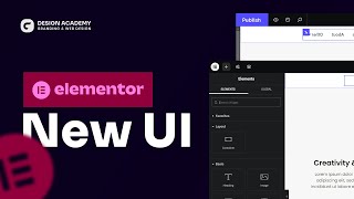 Elementor Page Builder New Designer UI  -  Web Design