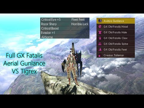 【mhgu-mhxx】v10☆-tigrex-ティガレックス-aerial-gunlance-¤5:52¤