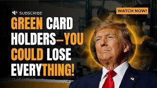 🔥 FINAL WARNING: New U.S. Law Just Passed — Green Card Holders &amp; Seniors Could Lose Everything!
