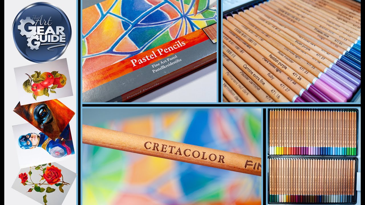 Cretacolor Fine Art Pastel Pencil Set of 72, Assorted Colors