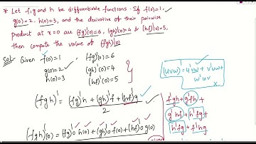 Let f,g,h are differentiable functions.If f(0)=1.g(0)=2,h(0)=3, and the derivative of their pairwise