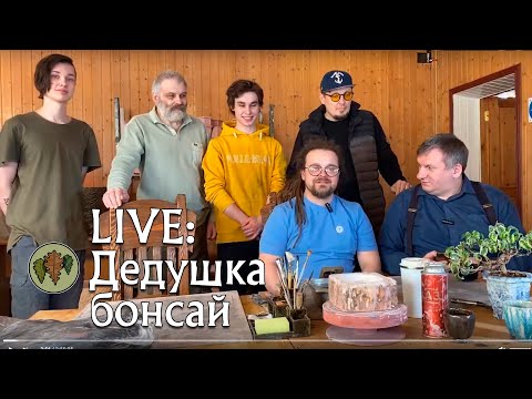 Стрим: Дедушка японского бонсай   @Studio.Bonsai