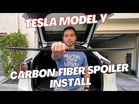 New Model 3 Y Spoiler Tesla RedLine Real Carbon Fiber Spoiler Wing for  Model 3 Y