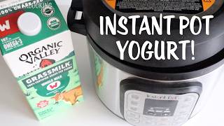 How To Make Yogurt In An Instant Pot! Easy Homemade Yogurt Recipe