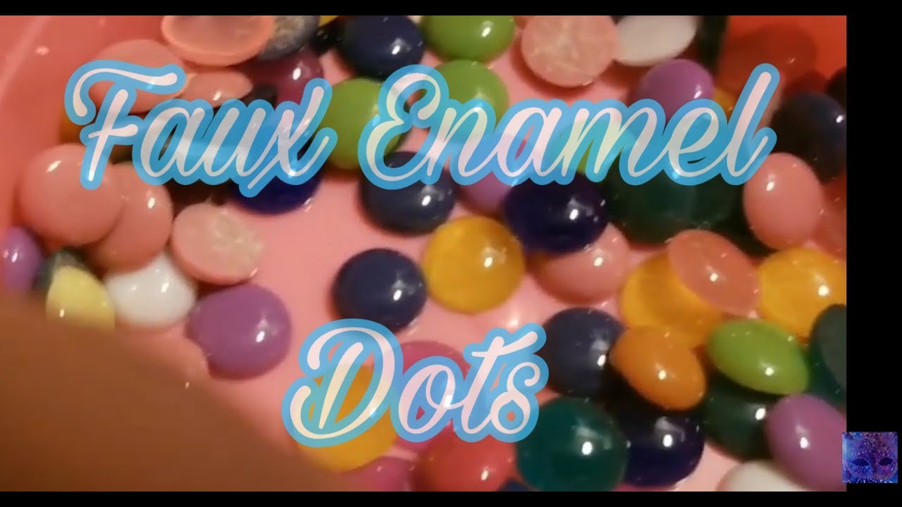 Faux Enamel Dots using $Tree beads (Not intended for Kids under 13)
