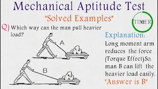Mechanical Aptitude Test Solved & Explained | Mechanical Comprehension Test |