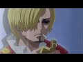 Sanji crying under the rain   sad moment One Piece  1080p