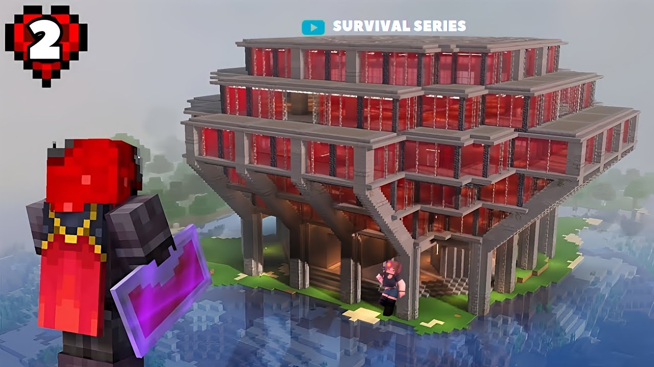 Minecraft Pe Survival Series 🤩🤩 Part 2 in Hindi !! Minecraft survival ...