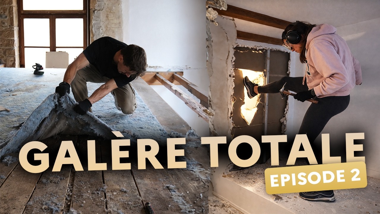 On attaque la destruction pour la première fois | Rénovation Canut