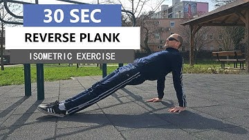 Reverse Plank For Lower Back Pain Relief And Core Muscle Development