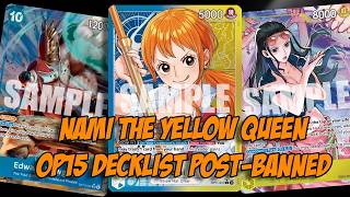 The Yellow Queen - Nami UY OP15 Decklist Post-Banned - One Piece TCG ITA