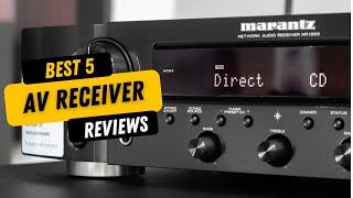 ✅ BEST 5 AV Receiver Reviews | Top 5 Best AV Receiver - Buying Guide