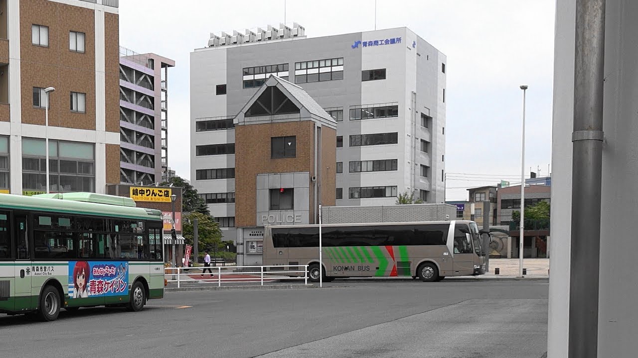 2019 高速バス 弘南バス スカイ号 上り  (1/3) 青森→弘前バスターミナル→紫波SA  4K版