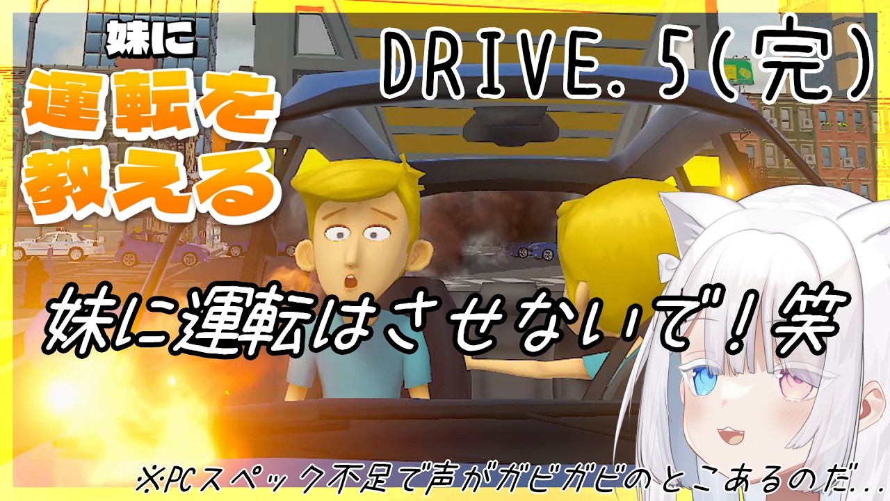 【妹に運転を教える Demo】教えるってとっても難しいのだ!笑 part.5(完)