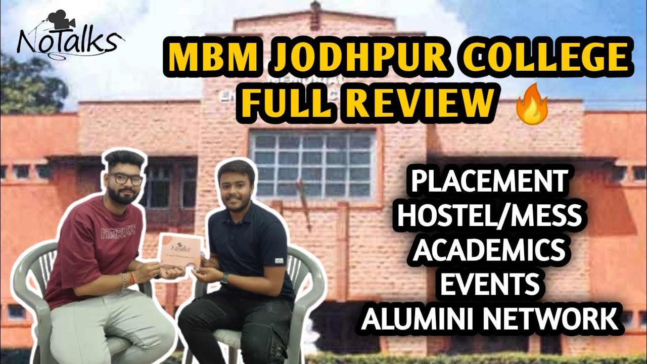 College Review Talks Ep#3 |MBM College ,Jodhpur|