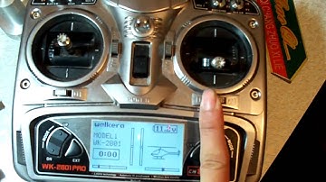 how to reveal the walkera 2801 pro trim problem