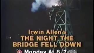 NBC The Night The Bridge Fell Down Promo 2/28/1983