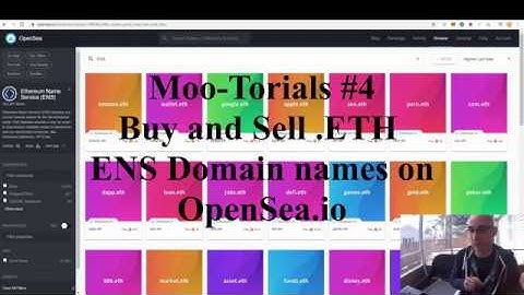 Moo Torials #4 Buy and Sell ENS Domains on Opensea io