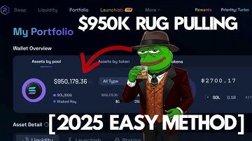 How To Rug pull ? Solana Meme Coin | Make $950K FAST (LIVE RESULTS)