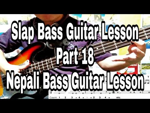 slap-bass-guitar-lesson-part-18-|-nepali-bass-guitar-lesson-|-joel-magar
