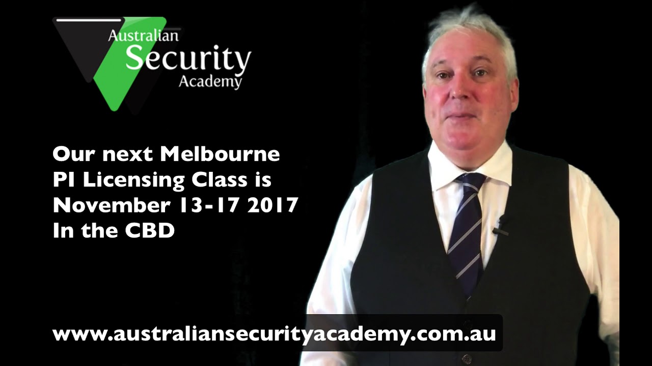 Melbourne Private Investigator Vacancies November 2017 YouTube