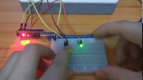 Arduino Nano 使用开关控制led亮灯灭灯