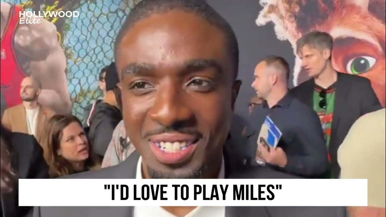 Caleb McLaughlin Rocks Custom GOAT-Inspired Grill at L.A. Premiere