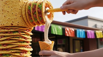 【AI ASMR】Magical Ice Cream Machine – Surreal Soft Serve of Many Materials 🍦