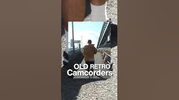 How to Use Retro Camcorder Footage #shorts #filmmaking