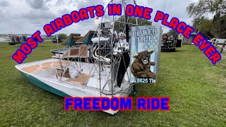 Freedom ride 2024!! Airboats everywhere!!