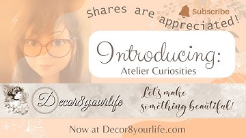 SCRAPBOOK PAPER PACK AUGUST RELEASE: ATELIER CURIOSITIES BY DECOR8YOURLIFE🗝️🎩⚙ GIVEAWAY AUGUST 2024