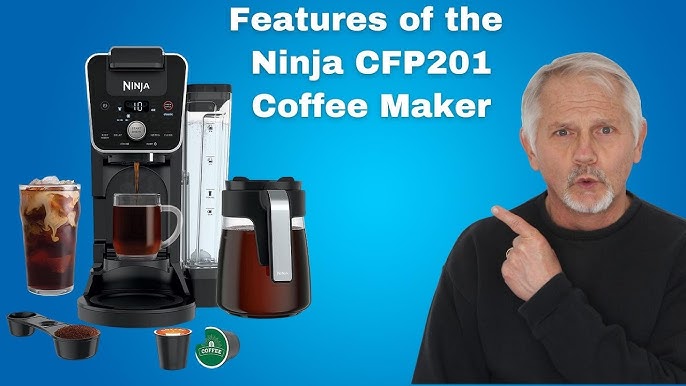 Ninja Dual Brew 12-Cup Coffee Maker K-Cup Compatibility 3 brew styles  CFP201 622356569712