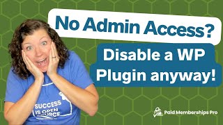 How to Disable a WordPress Plugin Without WP Admin Access by Stranger Studios 882 views 7 months ago 4 minutes, 2 seconds