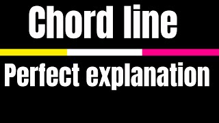 chord line of airfoil  : GATE AEROSPACE ENGINEERING LECTURES