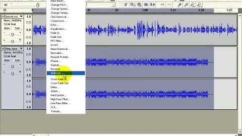 Audacity Tutorial Part 5: Simple Mixing Music with Voice