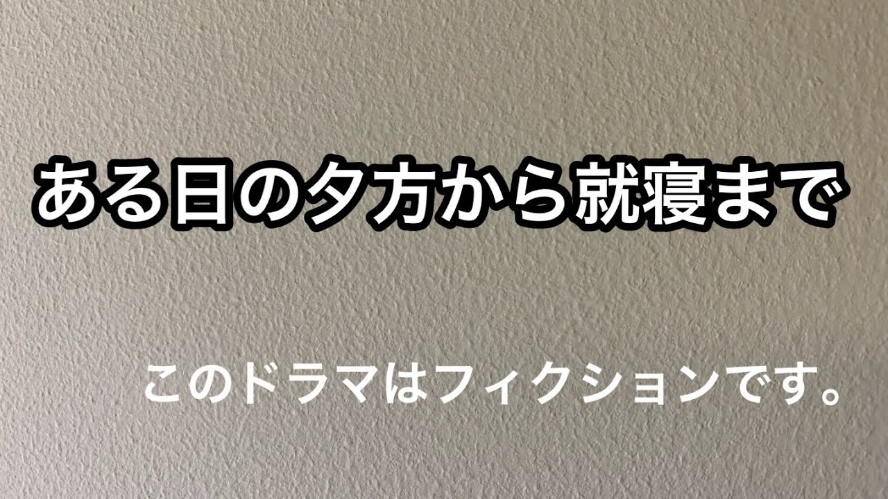 夕方から夜のルーティーン フィクションです Youtube