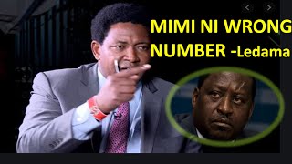 RAILA DON'T MESS WITH ME - LEDAMA OLE KINA WARNS ODM LEADER