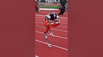 Fastest 100 meters by a bipedal robot - 24.73 seconds 🤖