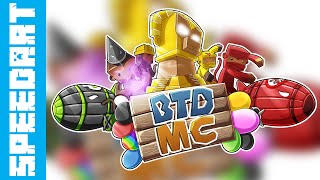 Minecraft SpeedDrawing - Balloons Tower Defence MC