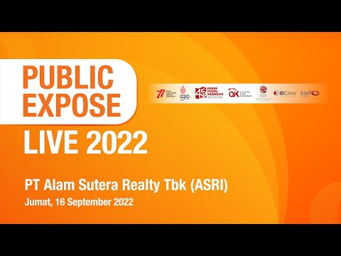 Public Expose LIVE 2022 - PT Alam Sutera Realty Tbk (ASRI)