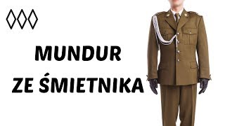 Mundur weterana ze śmietnika