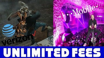 PART 2 - Verizon & AT&T What Are Line Access Fees? T-Mobile One Includes ALL Fees