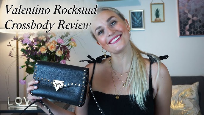 VALENTINO v sling bag, UNBOXING+what fits inside details video