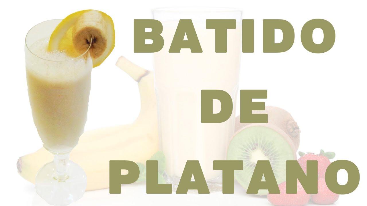 batido de platano y leche condensada thermomix